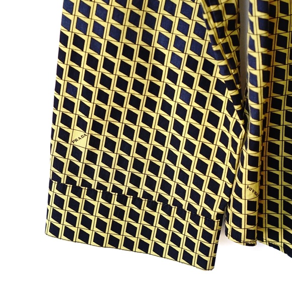 Prada Geometric Logo Print Shirt - Picture 3 of 5